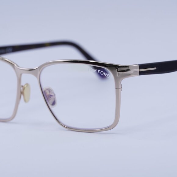 🕶️ New Tom Ford FT5733-B 028 Eyeglasses - Gold/Havana Frame 55mm - Picture 4 of 10